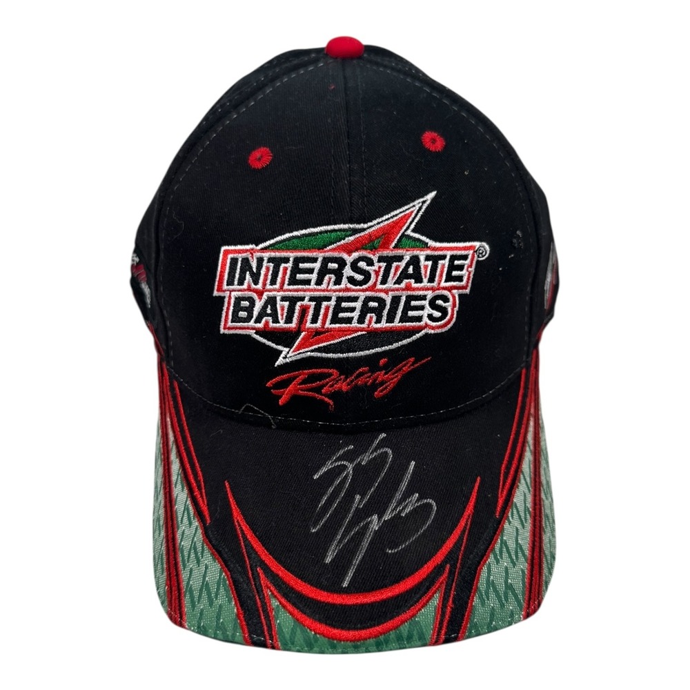 Chase Authentics JJ Yeley Interstate Batteries‎ Racing Hat Cap Signed #18